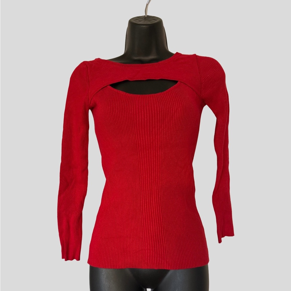 INC International Concepts Red Women's Blouse/Top/Sweater